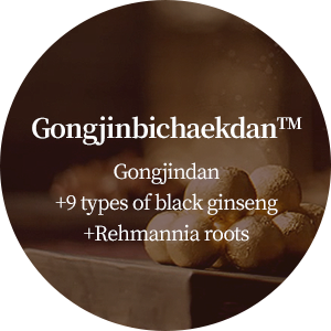 Gongjinbichaekdan™ Gongjindan + 9 types of black ginseng + Rehmannia roots