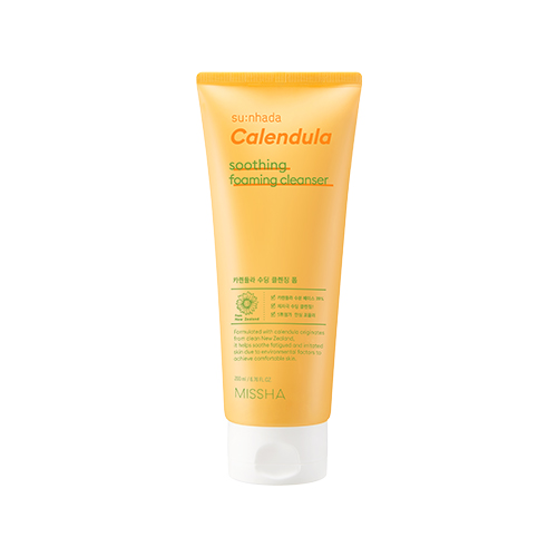 Missha SU:NHADA CALENDULA SOOTHING FOAMING CLEANSER
